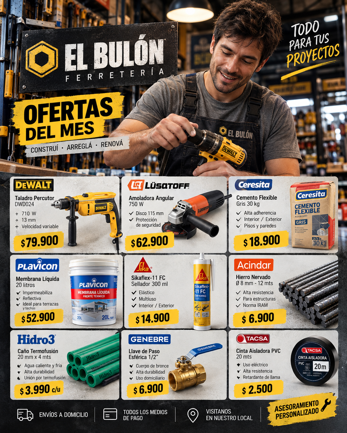 El Bulón — contenido para redes sociales